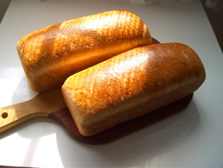 Pão caseiro.